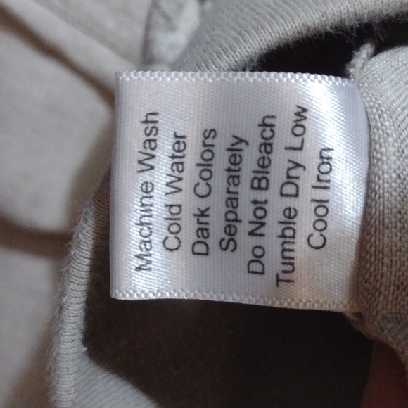 Allen Allen Oatmeal Linen Pull-on Pants M - Picture 9 of 11